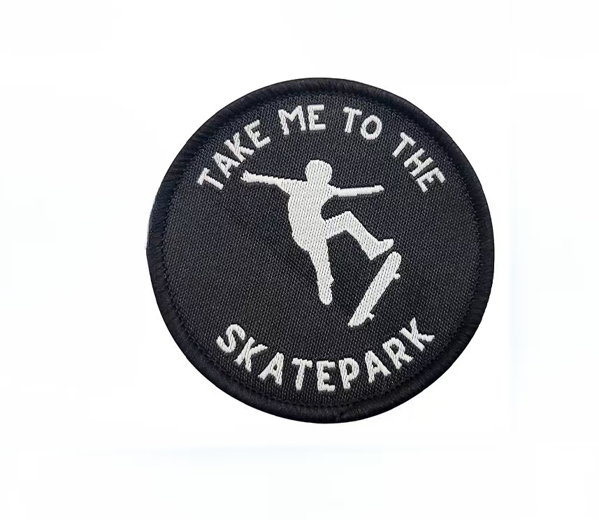  Woven Embroidered Souvenir Patch--YL-WL0011