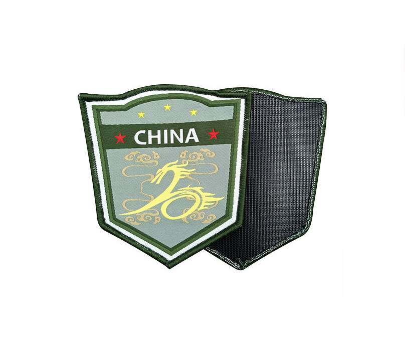 Wholesale customized broderie garment woven badge--YL-WL0027