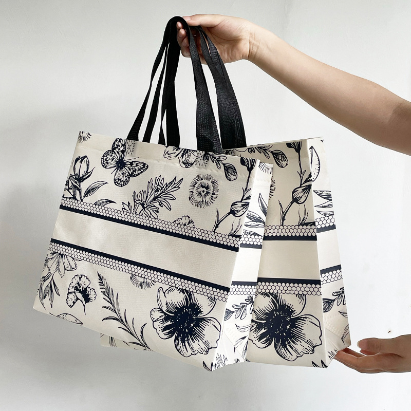 Custom Printing Recycled Non-woven Gift Shopping Bags- YL-FP0005
