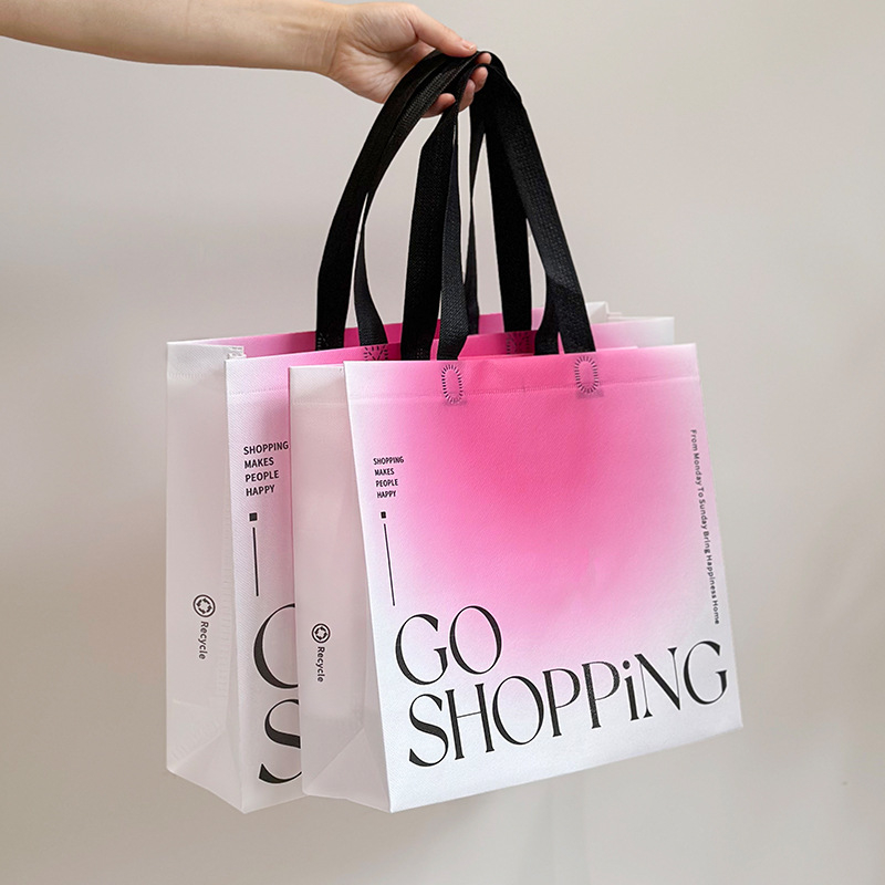 Custom Printing Recycled Non-woven Gift Shopping Bags- YL-FP0006