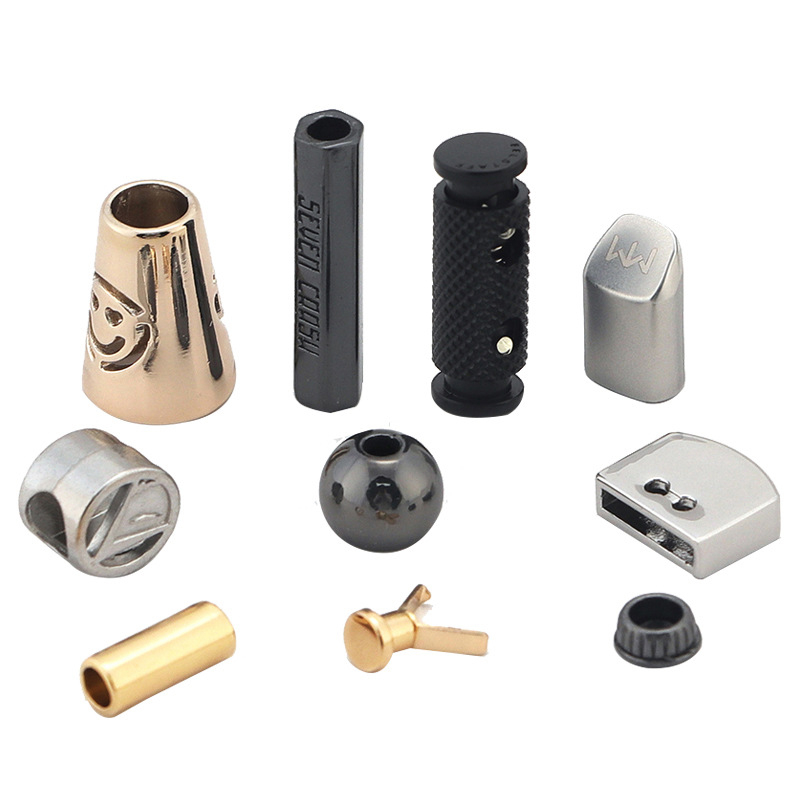 Spring Three Custom End Stopper Metal Cord Lock--YL-ACC0017