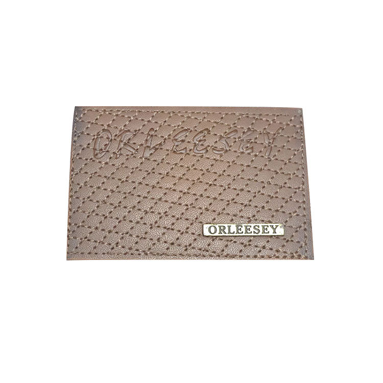 Custom Clothing Embossed Genuine Leather Patch--LPAT0009