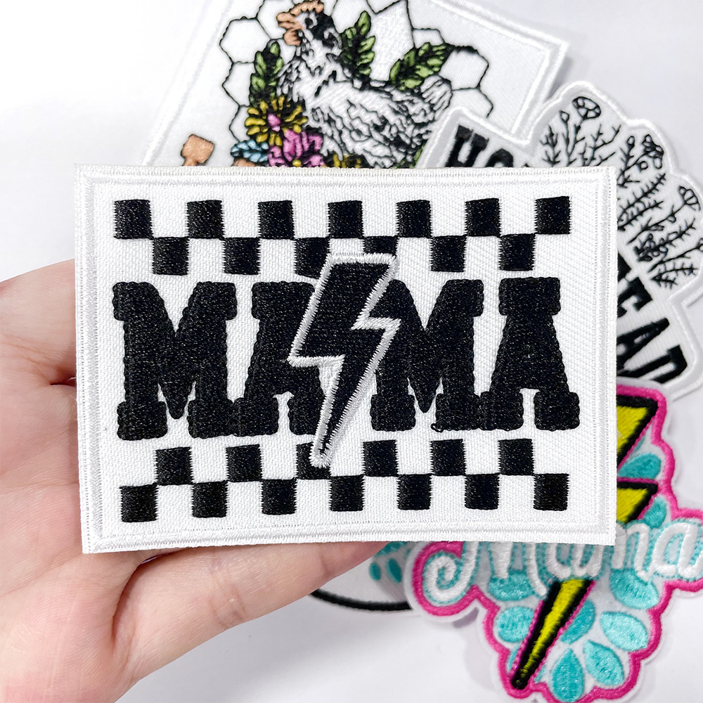  Embroidery Patch Embroidered Clothes Fabric Badges--YL-EPAT0032