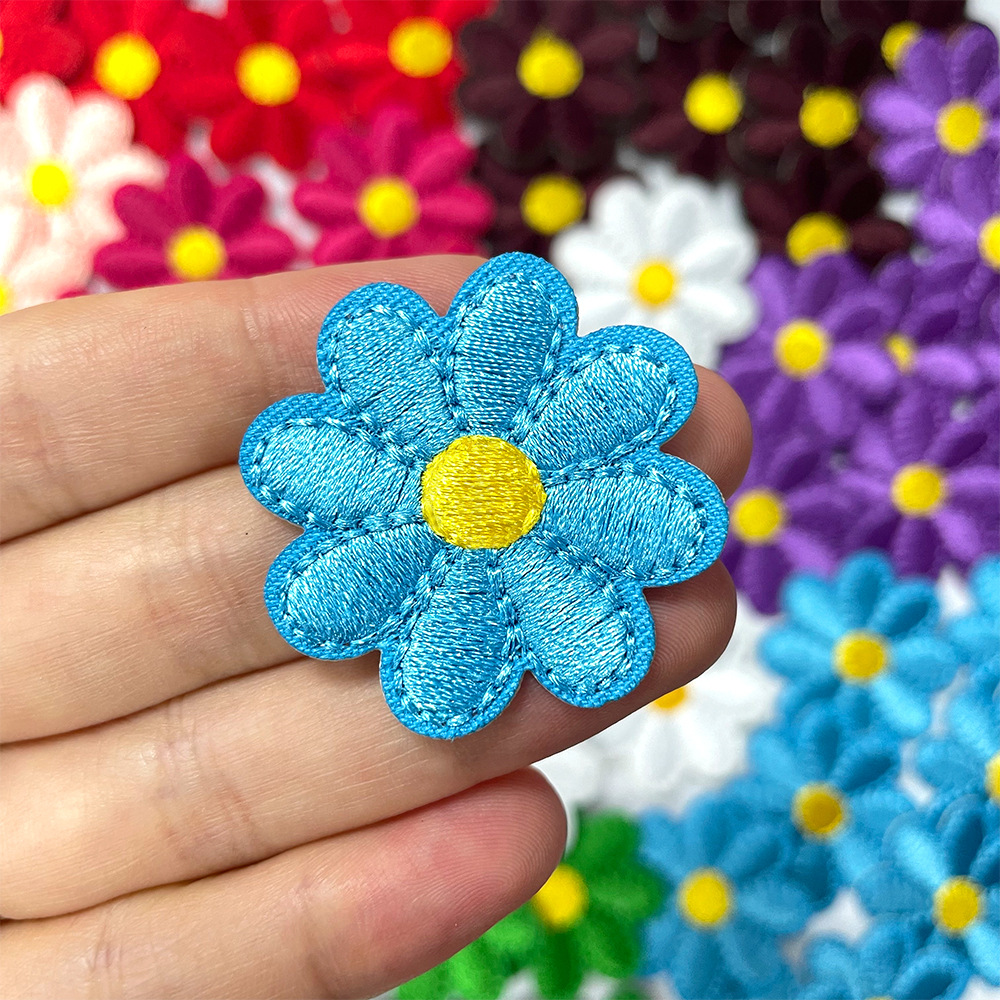 Flower Design Custom Embroidery Patches--YL-EPAT0027