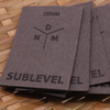 Fashion Full Embroidery Leather Patch Badge --LPAT0019