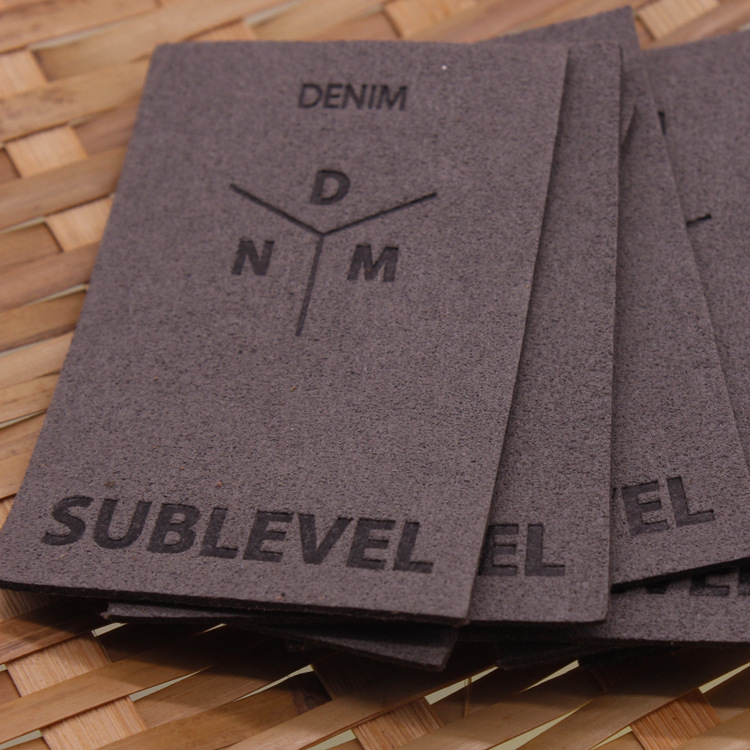 Fashion Full Embroidery Leather Patch Badge --LPAT0019