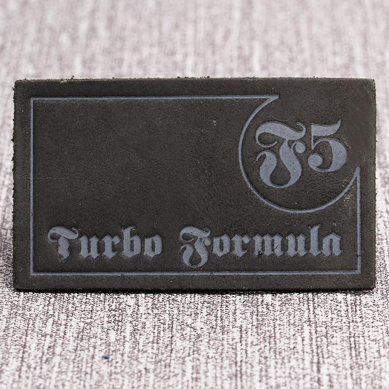Custom Embossed Jeans Leather Patch Label --LPAT0025