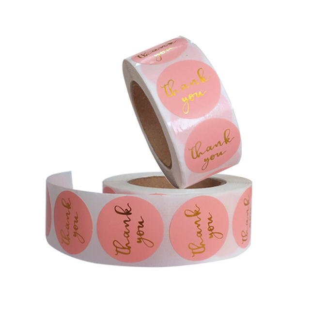 Adhesive Waterproof Synthetic Paper Roll Logo Label Sticker -YL-PL0011