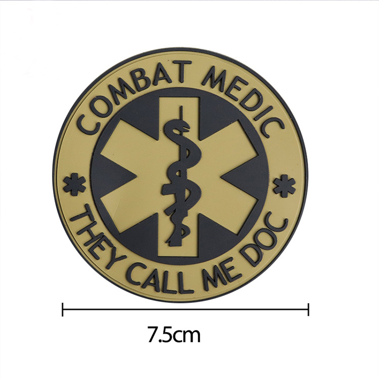 High Quality Cartoon Silicone Rubber Badges -YL-PAT0028