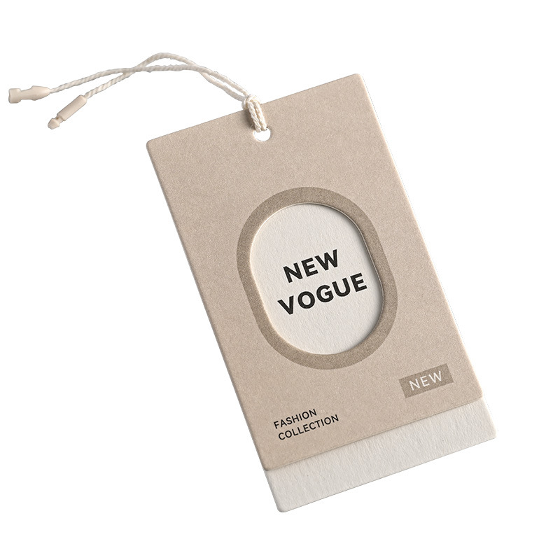 Factory Logo Design Cheap Custom Brand Name Clothing Tags Garment Clothes Taggs Labels Hang Tag for Clothing