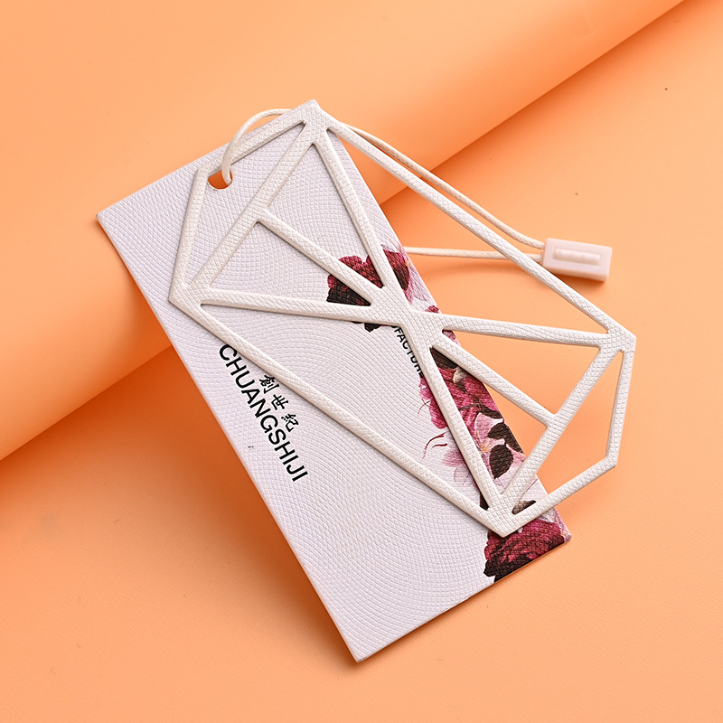 Garment Swing Tags Factory Professional Manufacture Luxury Brand Logo Custom Fashion Hang Tag for Clothing