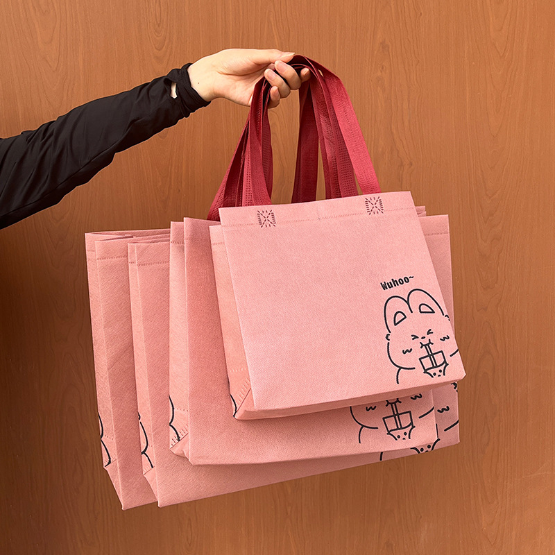 Custom Printing Recycled Non-woven Gift Shopping Bags- YL-FP0005
