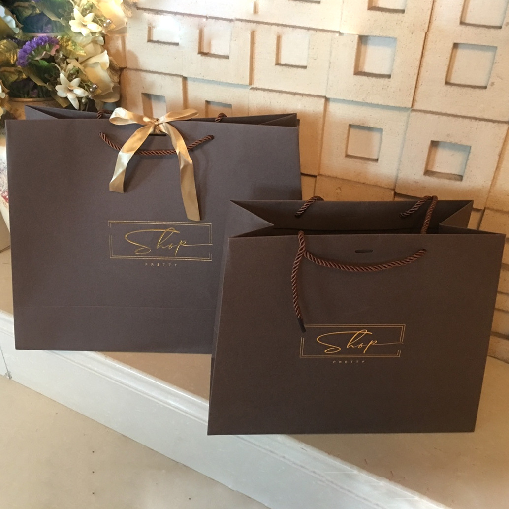 Custom Shopping Craft Kraft Paper Bag--YL-BAG0009