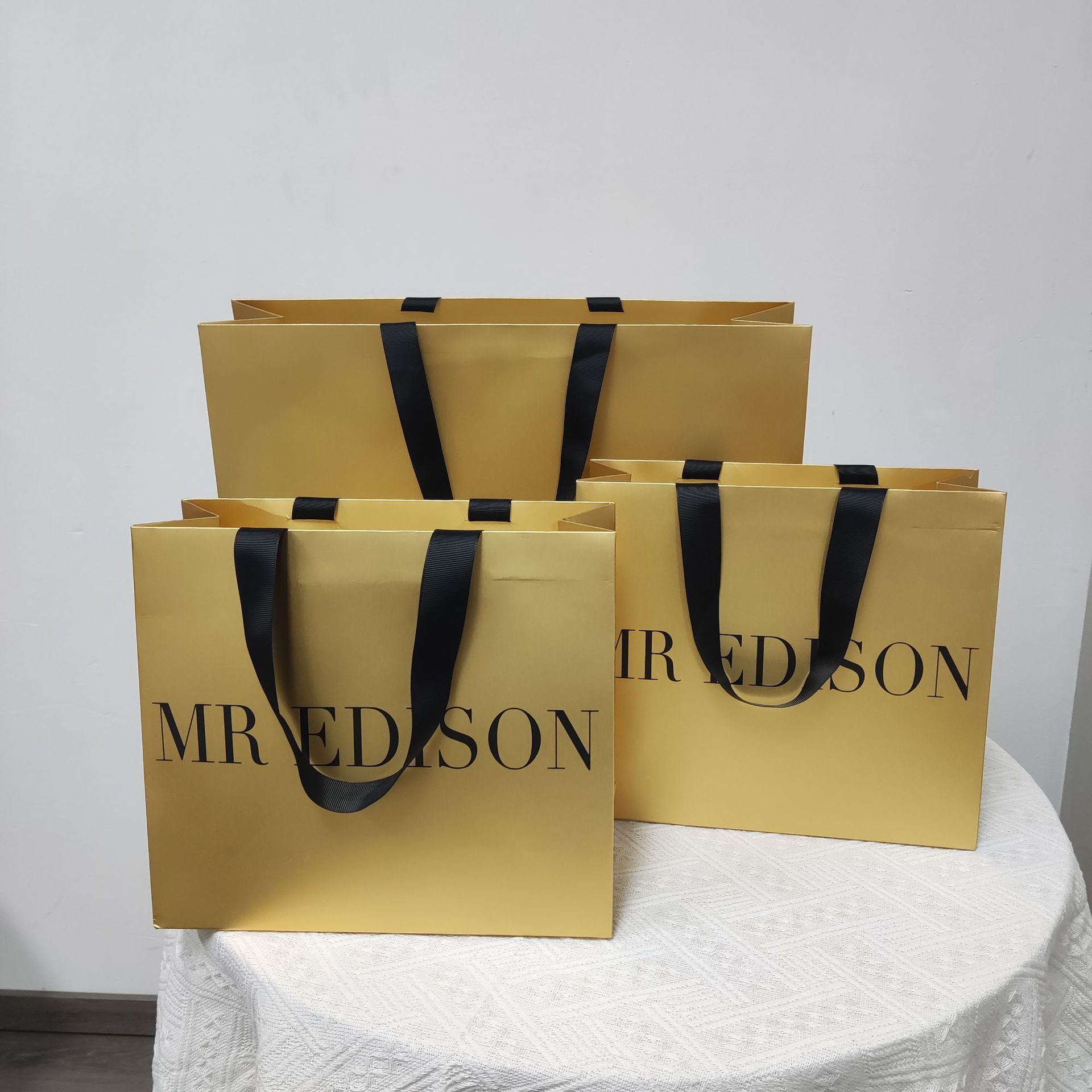 Custom Logo Printed Luxury Paper Gift Bag--YL-BAG0012