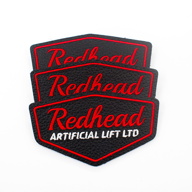 Custom Embossed Real Leather Badge --LPAT0017