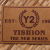 Custom Embossing Logo Label Real Leather tags --LPAT0024