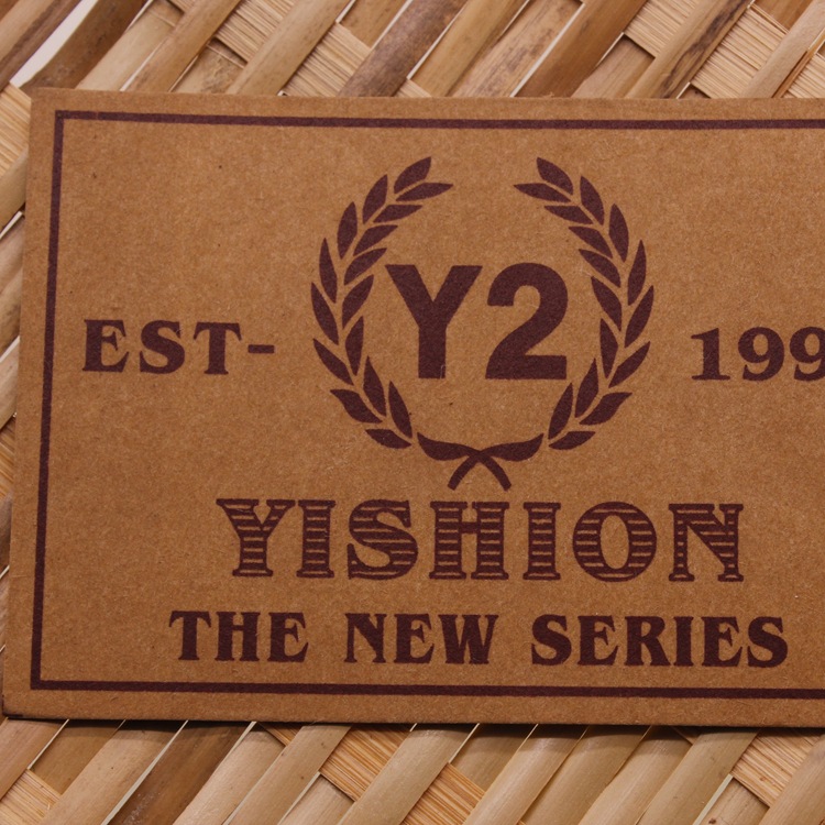 Custom Embossing Logo Label Real Leather tags --LPAT0024