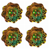 Golden Color Security Label Hologram Sticker -YL-PL0007