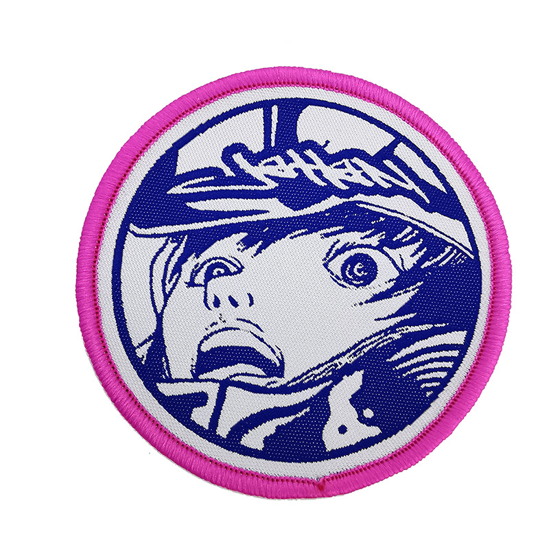 Custom Design Fabric Woven Full Embroidered Logo --YL-WL0036