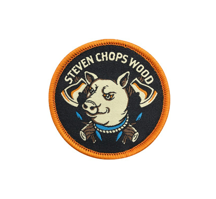 Sew Velcroes Backing Patched Woven Patch--YL-WL0009