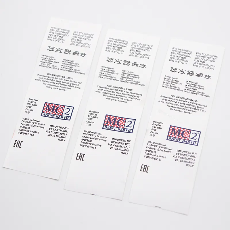 Printing Garment Wash Label YL-SC0022