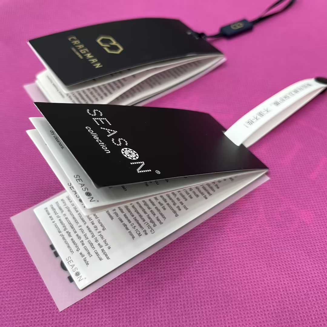 T-Shirts Jackets Bags Shoes Garment Labels
