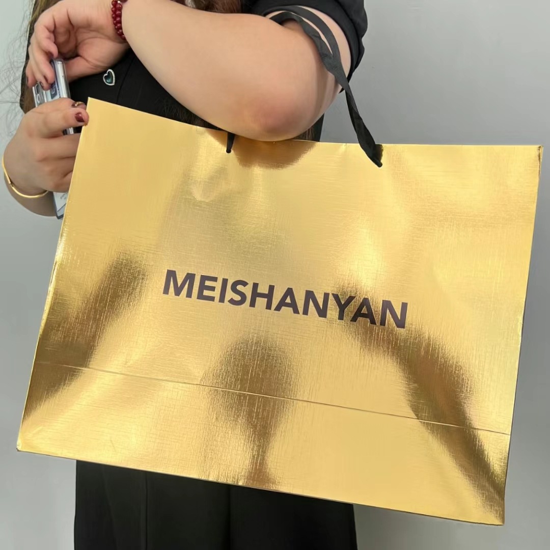 Custom Logo Printed Luxury Paper Gift Bag--YL-BAG0012