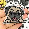 Cute Embroidery Stickers Cartoon Dog Ironing Cloth Stickers --YL-EPAT0035