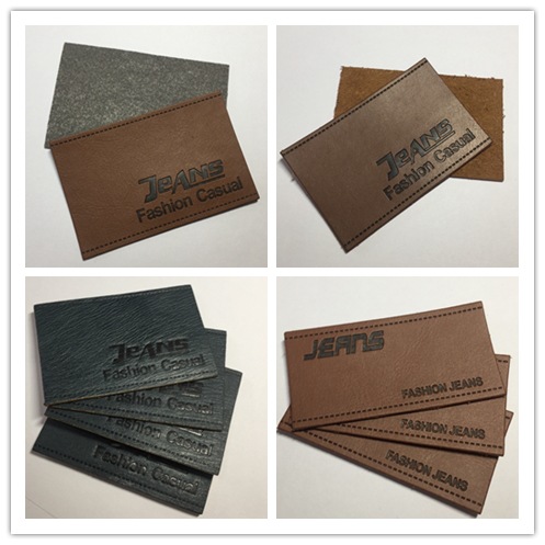 Factory Price Custom Clothing Embossed Leather Patch--LPAT0007