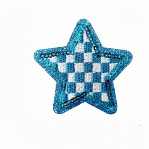 Wholesale Star Shape Embroidered Patches--YL-EPAT0023
