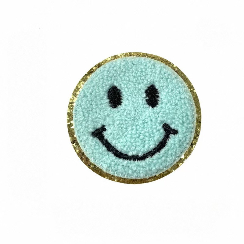 Garment Accessories Smiling Face Embroidery Chenille Patches--YL-EPAT0018