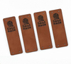Embossed Logo Heat Press Jeans Trucker Hat Leather Patch --LPAT0021