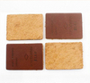 Garment Leather Labels 3D Embossed Brand Name Logo --LPAT0020