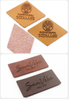 Eco-friendly Custom Logo Embossed Suede Patch --LPAT0014
