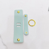 Leather Business Contracted Keyring Metal Small Pendant Accessories --LPAT0023