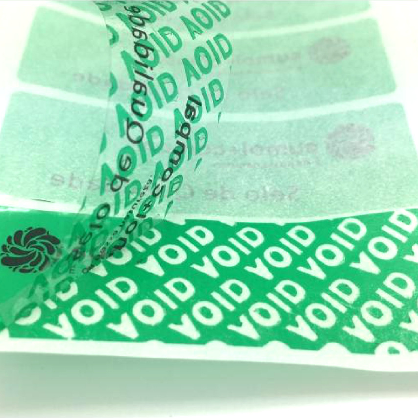 Strong Adhesive Tamper Proof Sticker -YL-PL0008