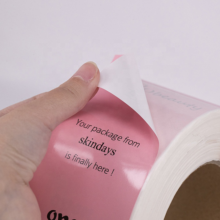 Adhesive Waterproof Synthetic Paper Roll Logo Label Sticker -YL-PL0011
