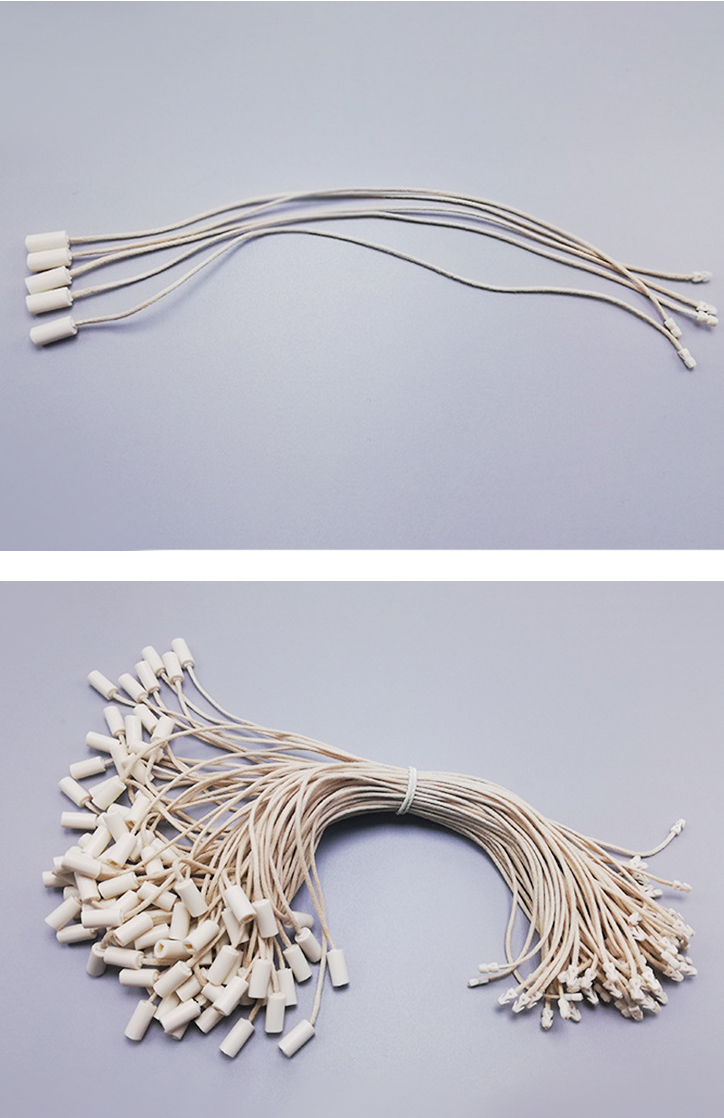 Custom Polyester Cotton Wax Rope For Paper Hang tag String - YL-HT0011