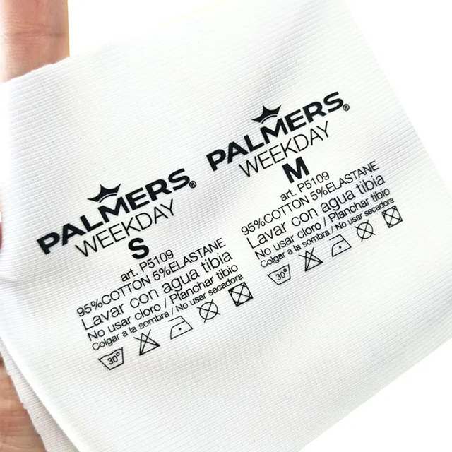 Neck Label Logo Heat Transfer Label Printing for T-Shirts - YL-HL0002