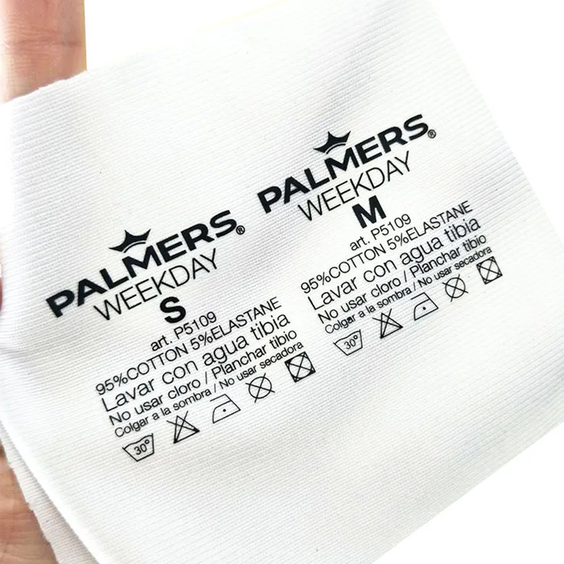 Neck Label Logo Heat Transfer Label Printing for T-Shirts - YL-HL0002