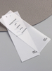 Custom paper hang tags with string YL-HT0004-SS