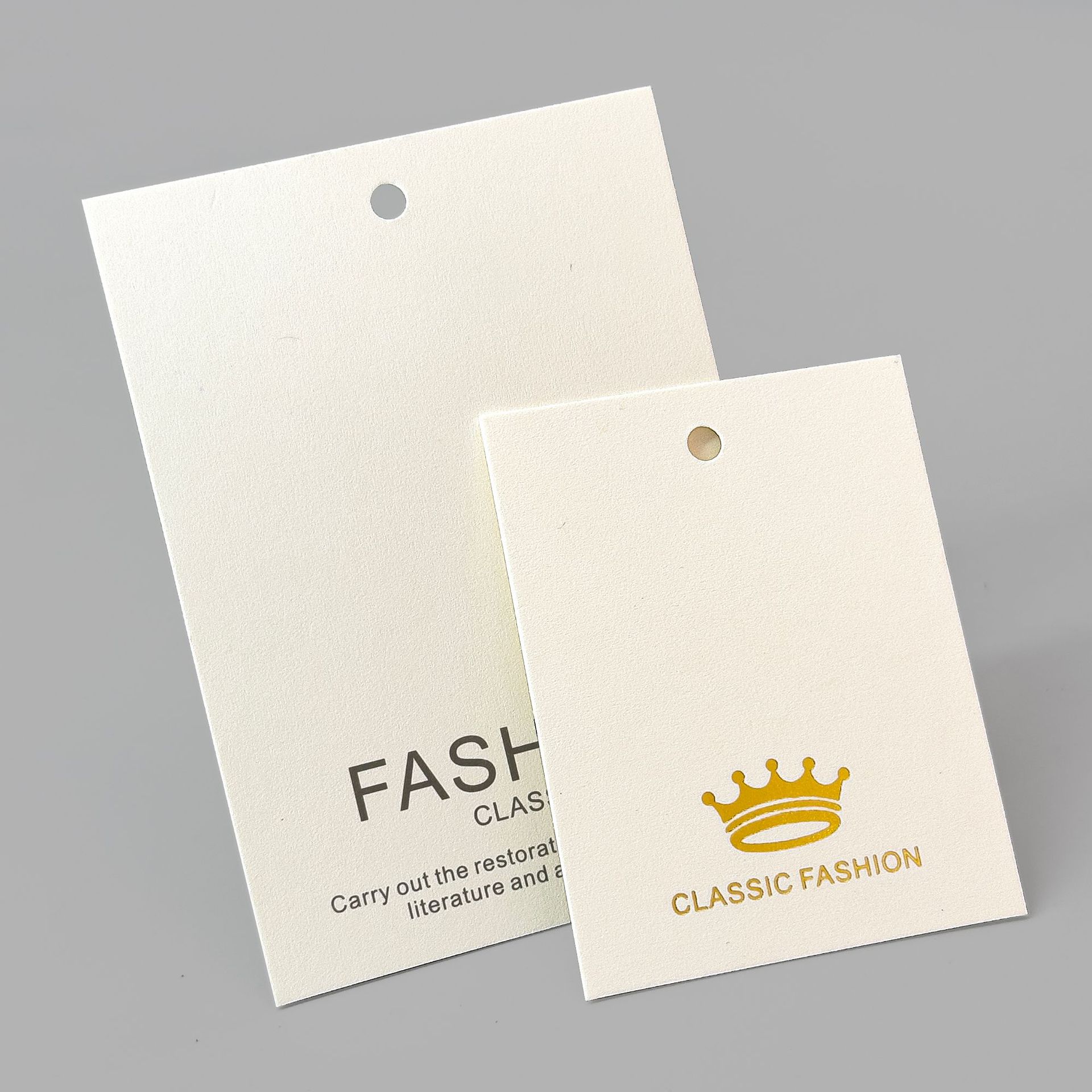 Best custom hang tags for clothing wholesale YL-HT0019-SS