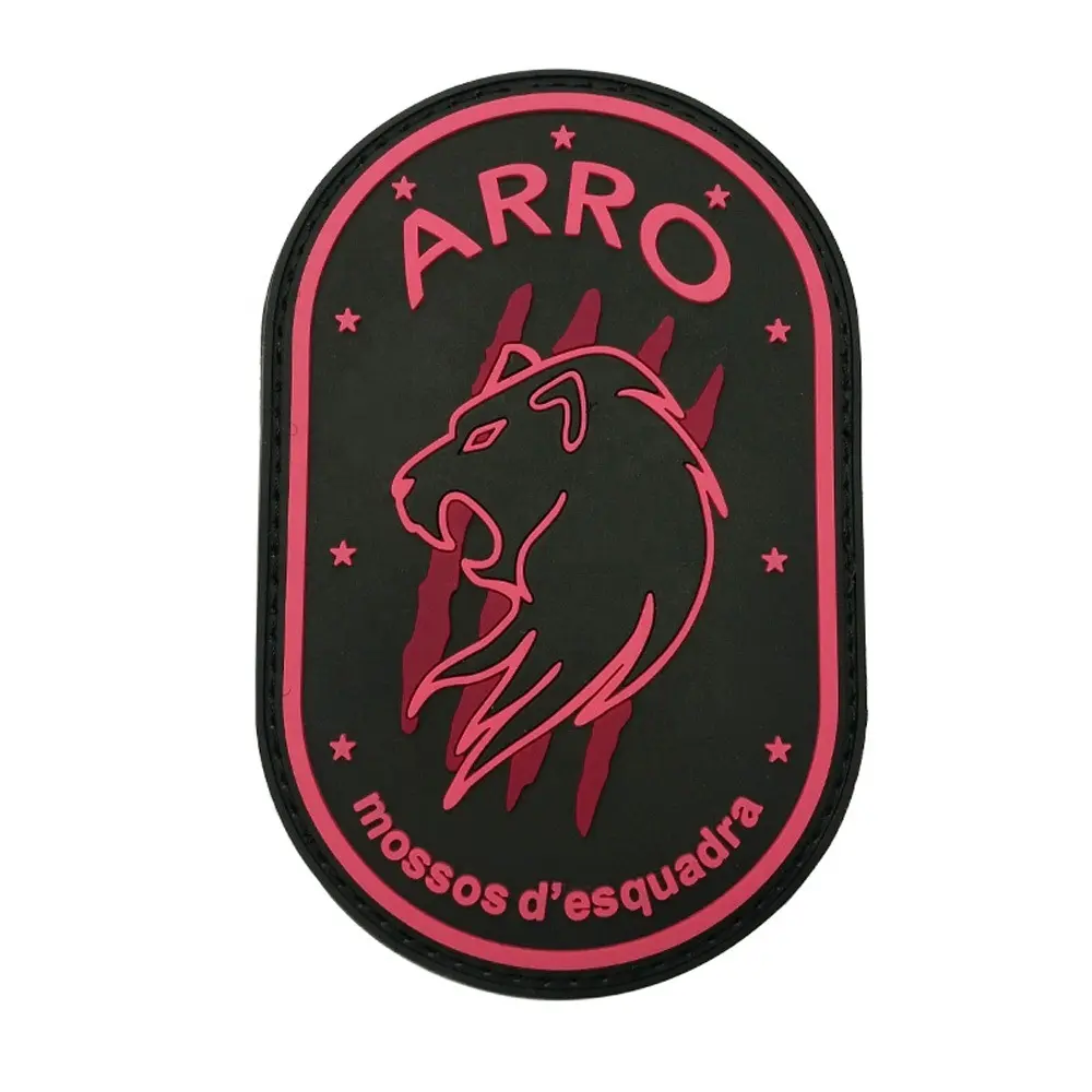 Customized Own Logo Silicone Garment PVC Soft Rubber Patches -YL-PAT0031