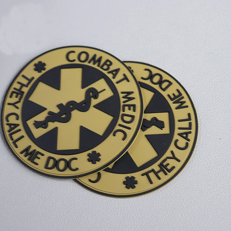 High Quality Cartoon Silicone Rubber Badges -YL-PAT0028