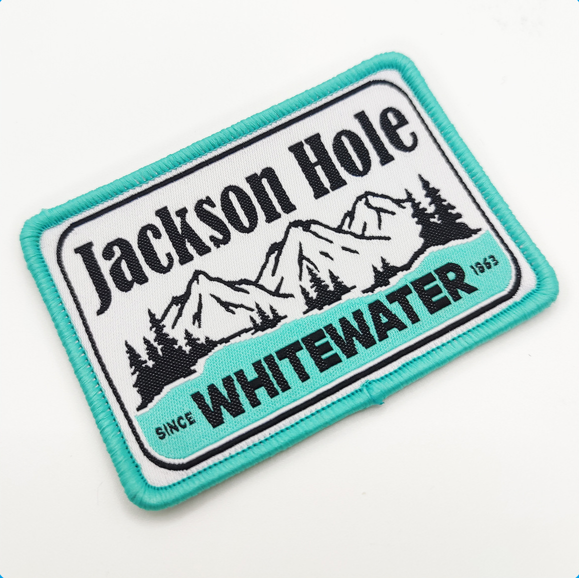 3D Custom Woven Cloth Badge --YL-WL0035