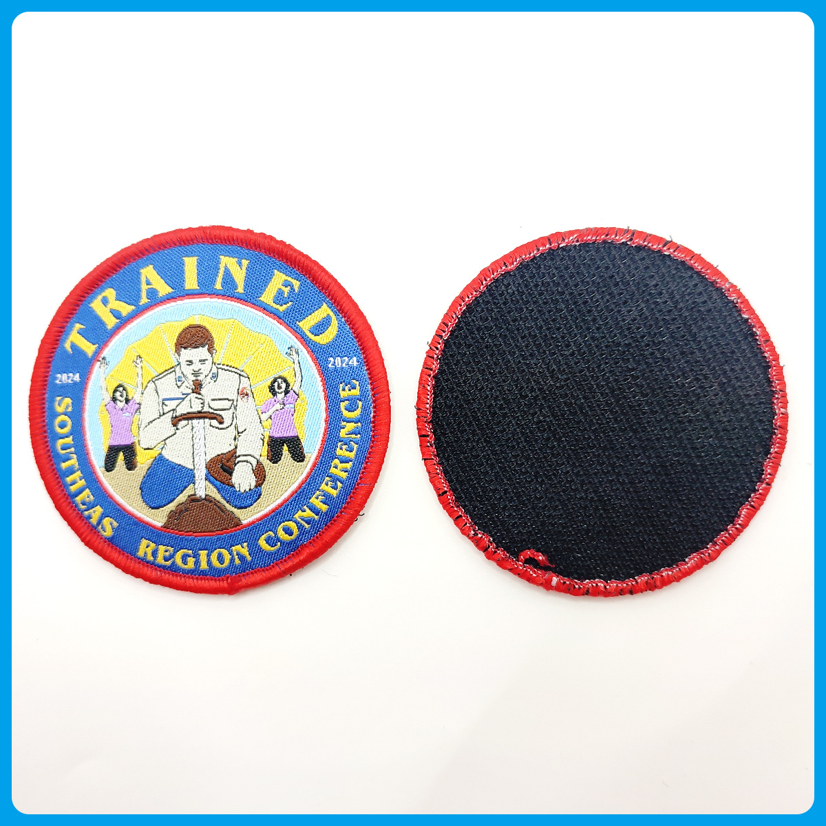 Custom Damask Woven Garment Labels--YL-WL0004