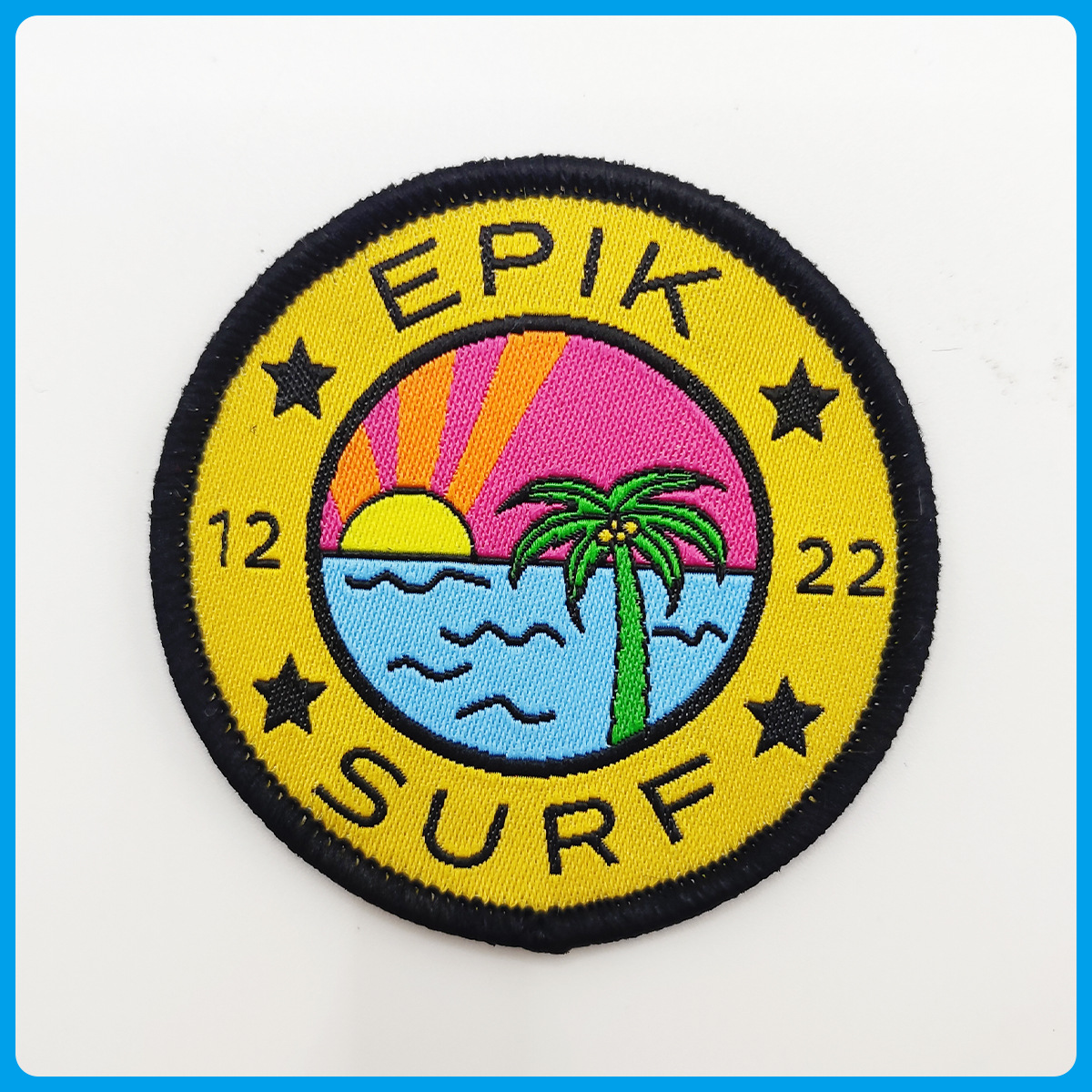 Sew Velcroes Backing Patched Woven Patch--YL-WL0009