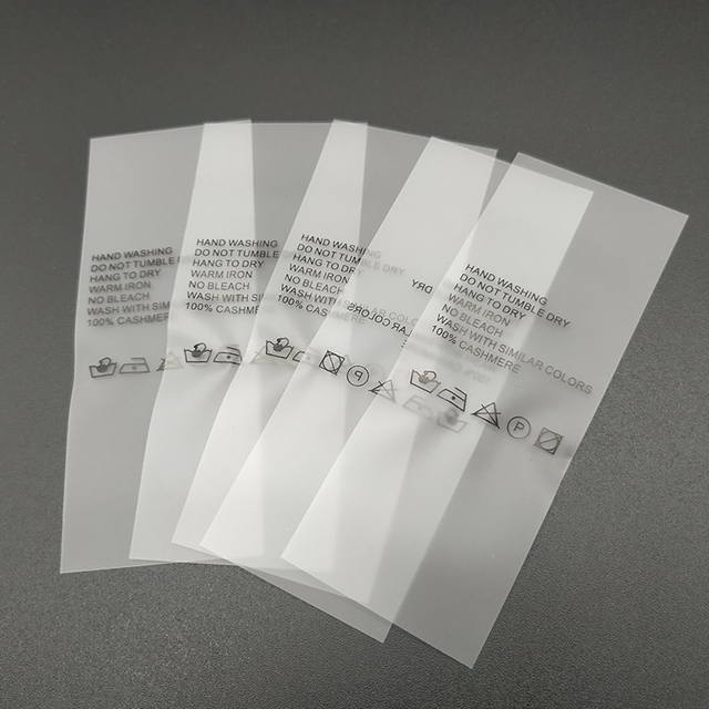 Tpu Clothing Labels Wholesale YL-SC0021