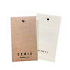 Garment Swing Tags Factory Professional Manufacture Luxury Brand Logo Custom Fashion Hang Tag for Clothing