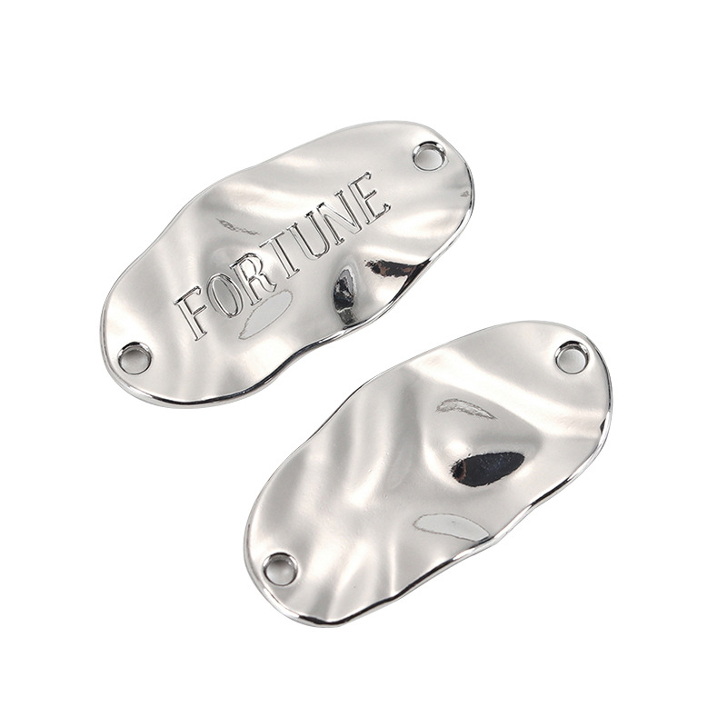 Customized Metal Letters Badge For Clothing Leather Bag Handbag--YL-ACC0004